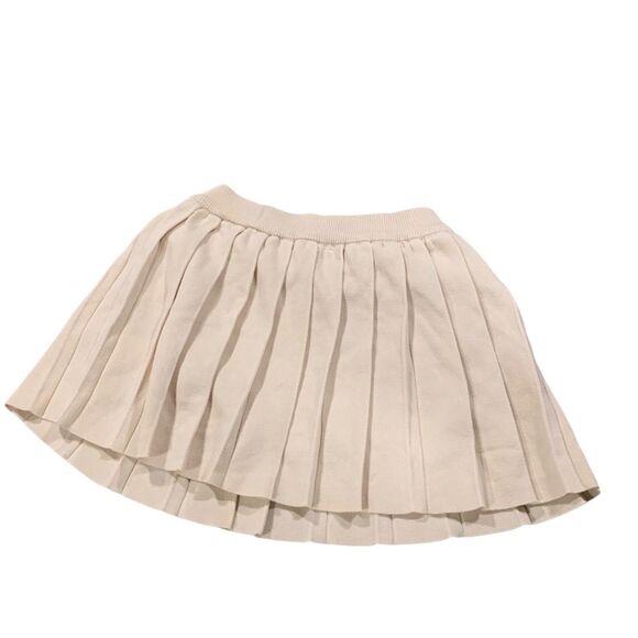 Daisy Womens Beige Pleated Mini Skirt S Skort Preppy Academia Tenniscore - Picture 4 of 4